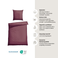 Schiesser Bettwäscheset Drops - Feinbiber - 2-teilig...