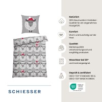 Schiesser Bettwäscheset Sippa - Feinbiber - 2-teilig...