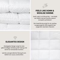 Steppbett Feels Like Down, daunenähnliche Faserfüllung